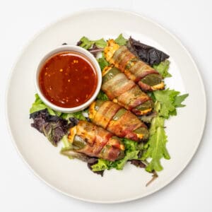 Keto Chicken Stuffed Poppers