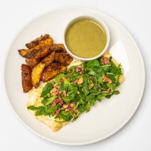 Spinach & Bacon Omelette