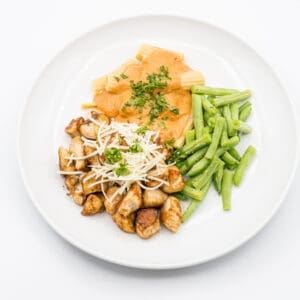 Protein chipotle chicken pasta